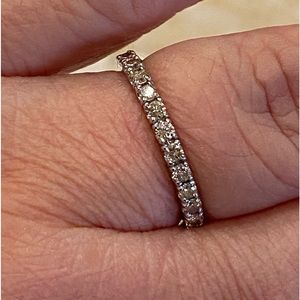 SOLD ON EBAY Beautiful Platinum Diamond Eternity Ring/Band, 1 Carat